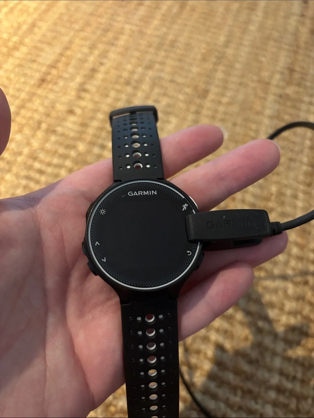 garmin Forerunner 230 Black Sport GPS Running Smartwatch with Ventilated Band